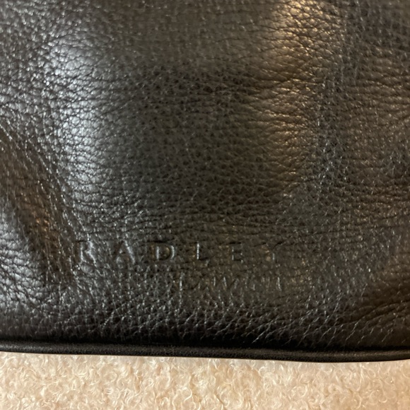 RADLEY LONDON Black Leather Wristlet with Button Details - Picture 4 of 6